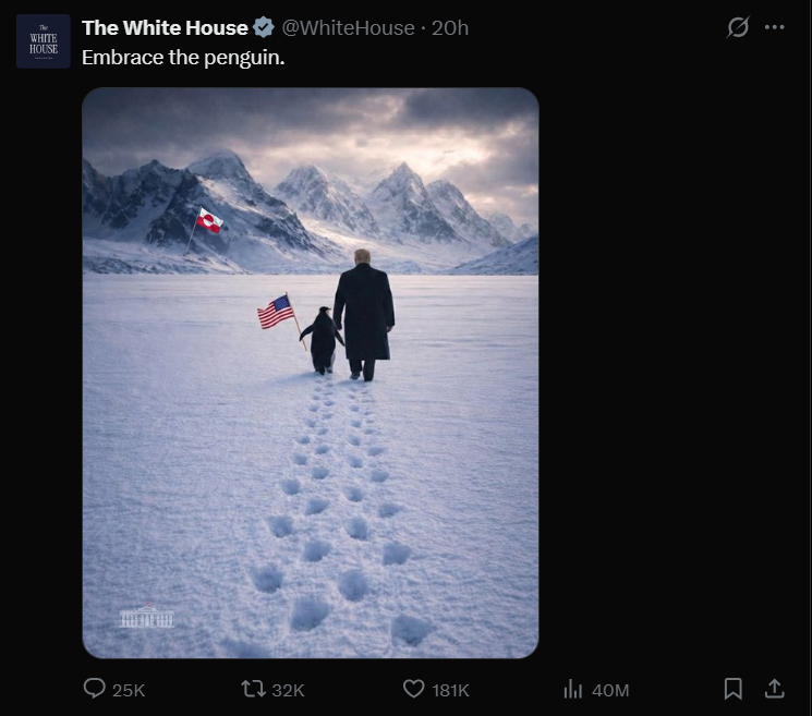 White House post draws attention
