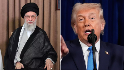 Ali Khamenei and Donald Trump (AP images) 'The ball is in America's court': Iran signals readiness to compromise in nuclear deal if US lifts sanctions