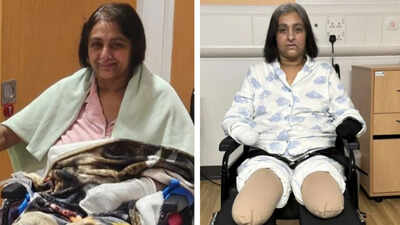 A Birmingham woman’s life was changed forever when a dog’s lick on a small cut led to a life-threatening sepsis infection. The 56-year-old endured multiple cardiac arrests and quadruple limb amputations. Indian-origin woman in England loses all four limbs after dog lick leads to sepsis: 'How did this happen in 24 hours?'