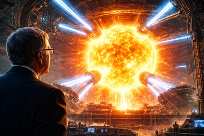 Bill Gates is building an ‘artificial sun’ that could replace coal in the US (AI-generated) Bill Gates is building an ‘artificial sun’ that could replace coal in the US