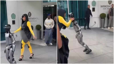 'Unintentionally hilarious': Internet react after robot falls during Cardi B’s lap dance in viral video