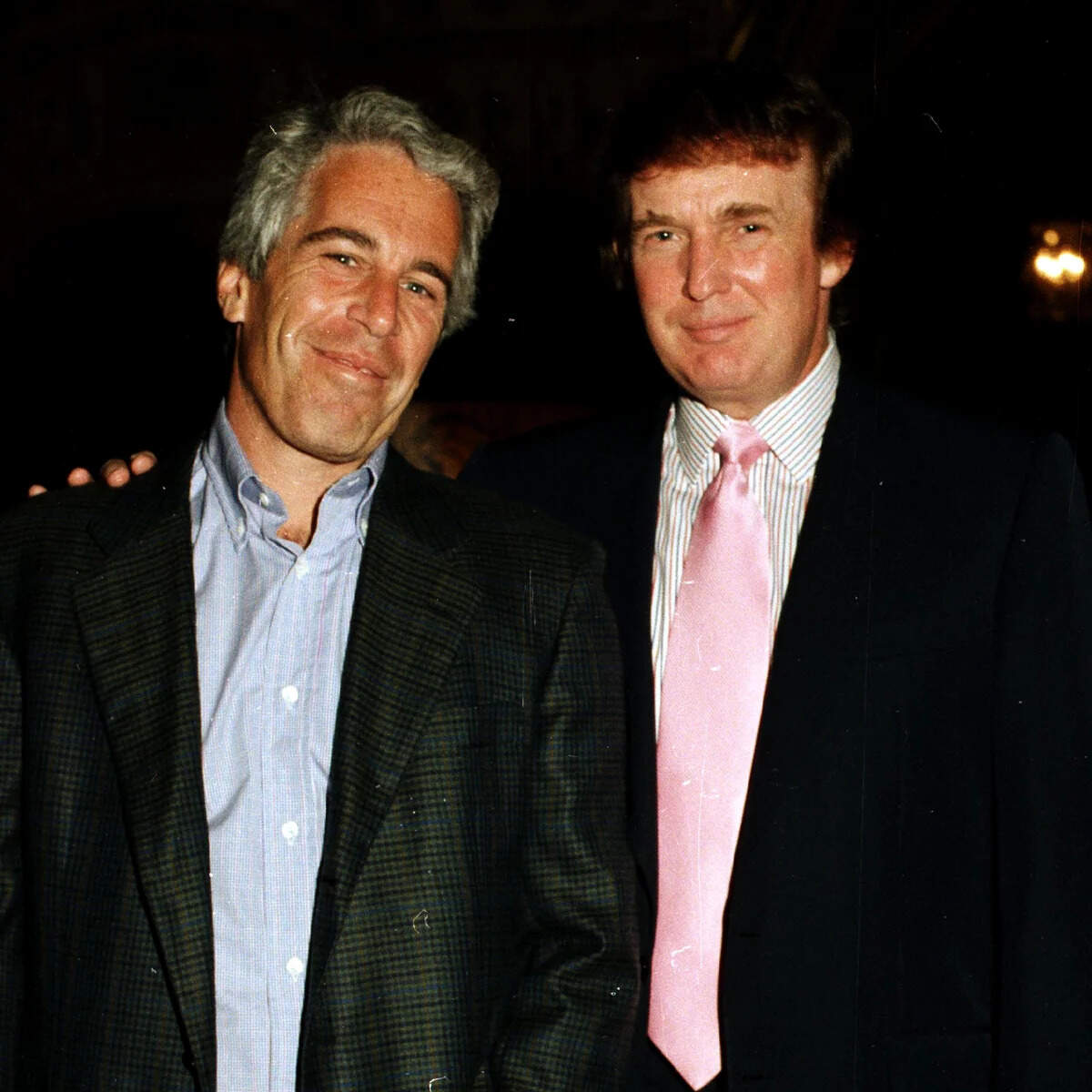 Donald Trump with Jeffrey Epstein