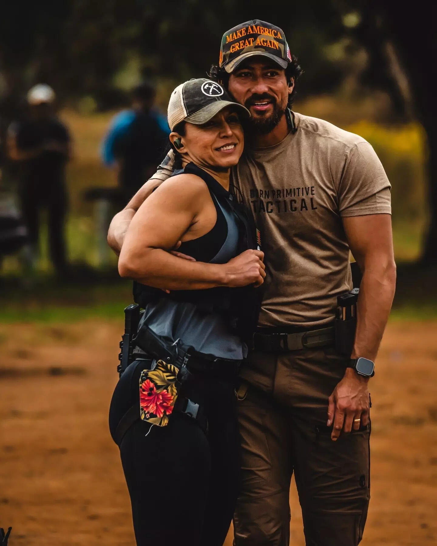 Gabbard and her husband Abraham Williams