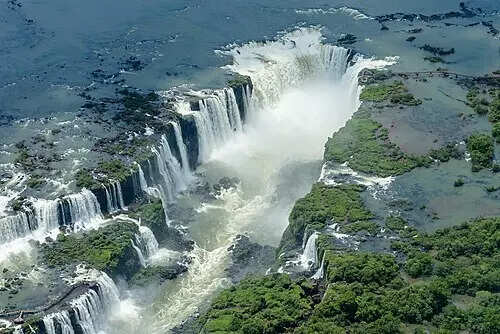 Iguazu Falls is the world’s largest waterfall system by width (Image Source - Wikipedia) Iguazu Falls is the world’s largest waterfall system by width (Image Source - Wikipedia)