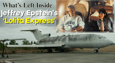 Inside Jeffrey Epstein’s ‘Lolita Express’. Abandoned and decaying: What’s left inside Jeffrey Epstein’s ‘Lolita Express’ after years grounded?