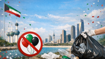 Kuwait Municipality banned balloons and warned against littering ahead of February 25 National Day celebrations/Representative Image No balloons allowed: Kuwait issues strict guidelines for National Day 2026 celebrations