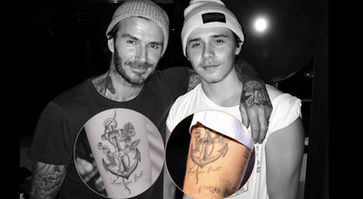 Brooklyn Beckham removes ‘Dad’ arm tattoo dedicated to David Beckham amid public fallout