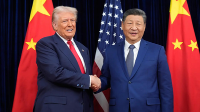 <p>File photo: US President Donald Trump and Chinese President Xi Jinping (Picture credit: PTI)</p>
<p>” decoding=”async” fetchpriority=”high”></p>
</div>
<div>
<p><span title= ‘Excellent conversation’: Donald Trump, Xi Jinping discuss trade, Taiwan, Iran & Ukraine in ‘long and thorough’ phone call