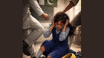AI-generated image used for representation 'Kicked and punched': Sikh student tortured, turban forcibly removed in Pakistan