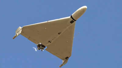 Inside Iran's war tunnel: Huge collection of drones displayed under Khamenei's images - watch