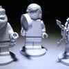 Lego minifigures orbiting Jupiter