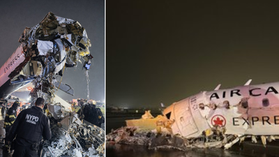 Air Canada crash (Images/X) 'Stop, stop, stop!': Cockpit audio captures final moments between pilot, co-pilot before Air Canada crash kills both