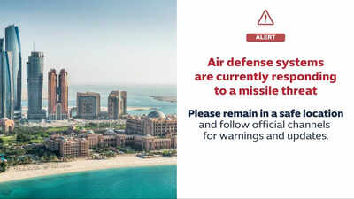 UAE issues high alert in Abu Dhabi as defence operations respond to missile threat amid Iran vs US-Israel war