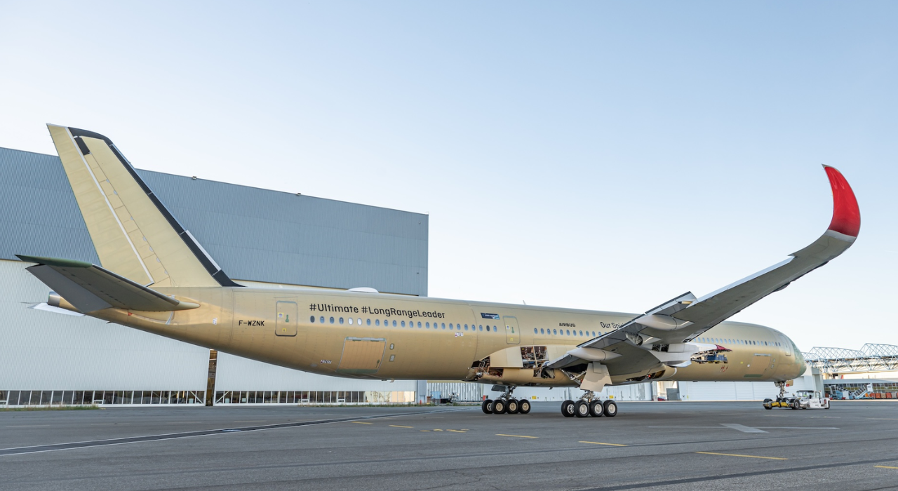 Airbus A350-1000ULR (Ultra Long Range) aircraft.