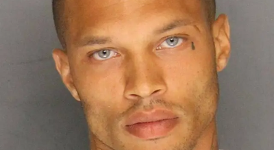 Meeks' mugshot shot him to viral celebrity (Stockton Police Department via Getty Images) ‘My family couldn’t visit me’: ‘Hot Felon’ opens up about how viral fame turned his jail life upside down