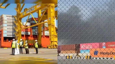 Iran Attack Sparks Jebel Ali Port Blaze in Dubai? Iran-US-Israel Conflict and DP World Epstein Files Collide GCC's largest container port Jebel Ali hit amid Iran-US-Israel war? DP World responds as Epstein scandal haunts its Dubai operations
