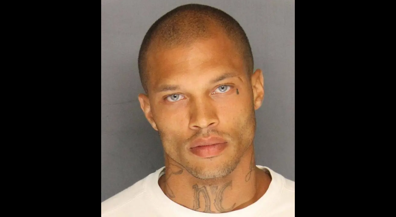 Meeks' mugshot shot him to viral celebrity (Stockton Police Department via Getty Images) Meek