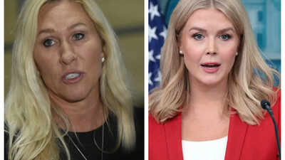 'Not my son, over my dead body': MTG vs Karoline Leavitt over possibility of US military draft for Iran war