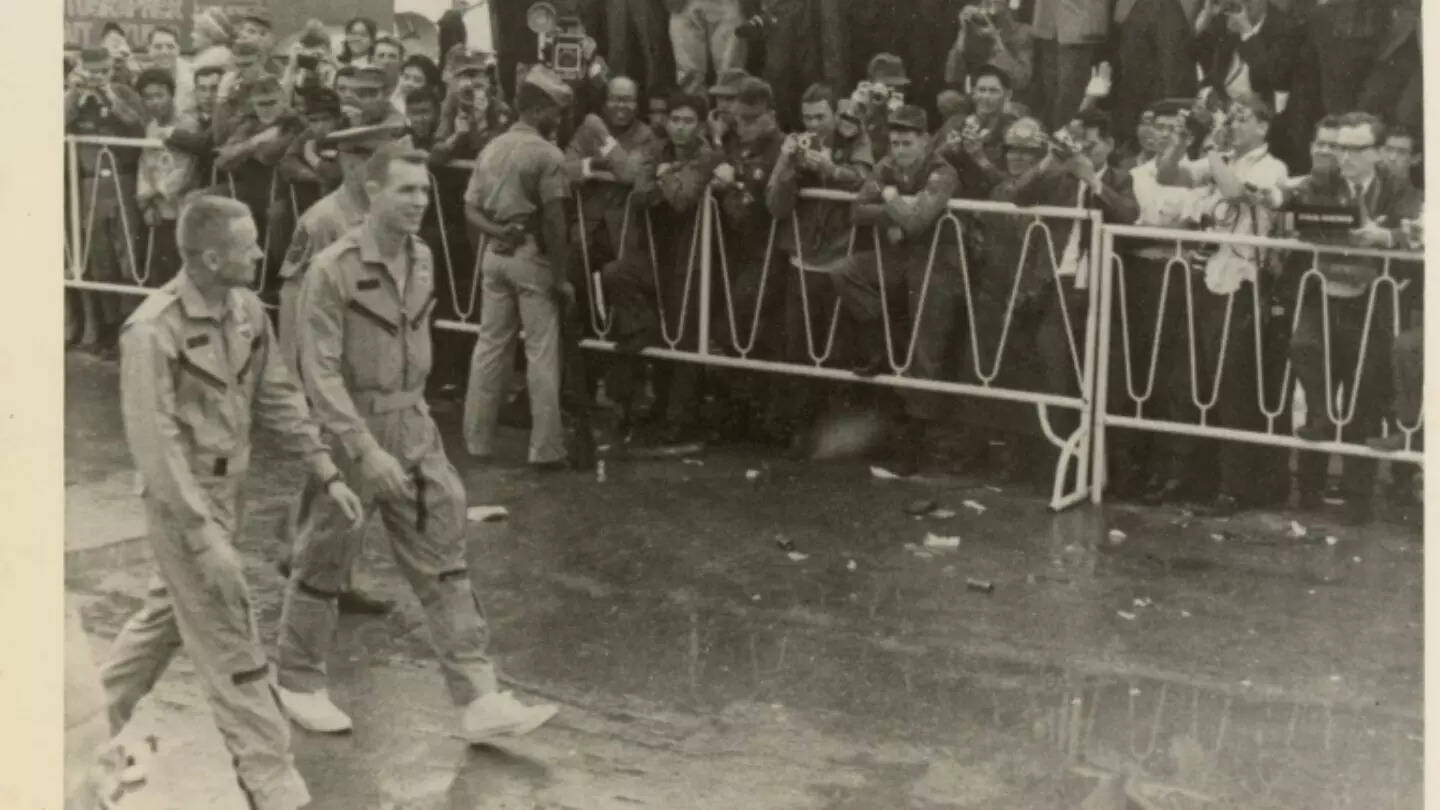 Neil Armstrong's Gemini 8 splashdown