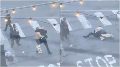 Watch: San Francisco mayor Daniel Lurie’s security detail attacked in Tenderloin; officer left bleeding