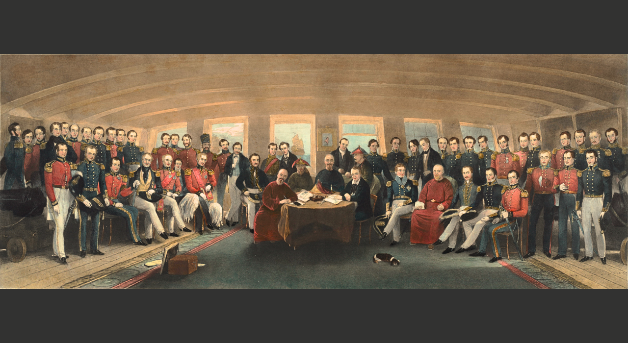 Signing of the Treaty of Nanking, 1842