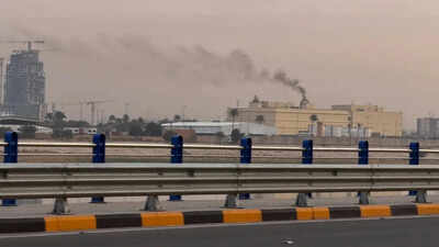 <p>Smoke rises from the US embassy building in Baghdad, Iraq (Picture credit: AP)</p>
<p>” decoding=”async” fetchpriority=”high”></p>
</div>
<div>
<p><span title= Middle East crisis Day 15: Iran hits US embassy in Baghdad, UAE oil hub struck as war widens across Gulf