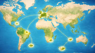 PC: AI-Generated Which country has 12 time zones in the world despite not being the largest in size