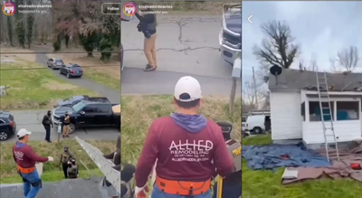 Maryland woman allegedly calls ICE on workers just before finishing $10,000 roofing job/ Image credit: @elsalvadordeantes/Instagram Woman allegedly uses ICE on workers just before roofing job finished to ‘avoid’ paying $10,000 bill