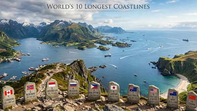 10 countries with the longest coastlines in the world