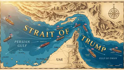 'Strait of Trump': US President shares new map naming Hormuz after himself