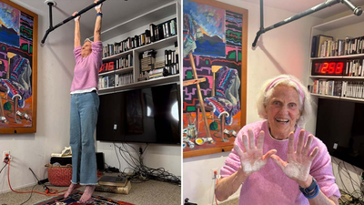 Ann Crile Esselstyn 90-year-old Ohio woman breaks Guinness Record for dead hang, says ‘it didn’t sound impossible’