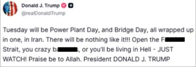 Trump's post on Truth Social article (92)