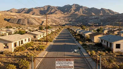 PC: Google Gemini Eagle Mountain mystery: Why 4,000 residents vanished from California’s most guarded ghost town