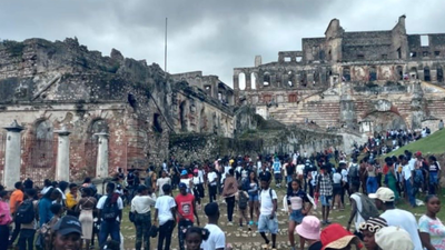 Photo credit: X/@josephlunieOFF Haiti stampede: 30 killed at historic Citadelle Laferrière