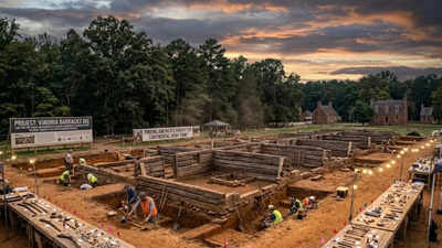 Lost for 200 years: Virginia dig uncovers hidden barracks of America’s first soldiers
