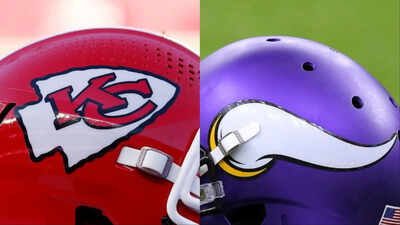 Kansas City Chiefs $9M defensive end linked to Minnesota Vikings $42M outside linebacker (Image via Getty: Kansas City Chiefs logo and Minnesota Vikings logo) Kansas City Chiefs $9M defensive end linked to Minnesota Vikings $42M outside linebacker