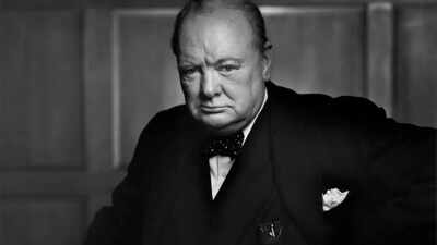 Quote of the day by Winston Churchill (Image source: Wikipedia) Quote of the day by Winston Churchill: “All the greatest things are simple, and many can be expressed in a single word: freedom; justice; honour; duty; mercy; hope.”