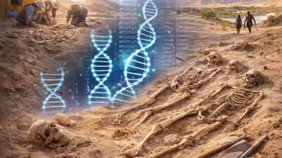 PC: AI-Generated Sahara discovery: 7,000-year-old skeletons with unknown DNA puzzle scientists