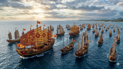 Image: AI Generated The Chinese treasure fleet (1525): One of history’s greatest strategic mistakes