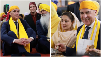Watch: Canada PM Mark Carney celebrates Sikh Heritage Month, joins community service at Ottawa gurdwara