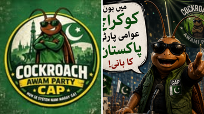 - Pakistan gets its own ‘Cockroach Awaam Party’ as India’s viral CJP sparks cross-border satire wave