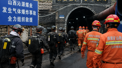 AI-generated image used for representation China coal mine blast: Over 80 killed after gas explosion in Shanxi; rescue operations for trapped under way