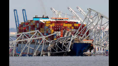 <p>A 900-ft vessel, Dali, hit the Francis Scott Key Bridge in Maryland, in 2024. Six workers were killed.</p>
<p>” decoding=”async” fetchpriority=”high”></p>
</div>
<div>
<p><span title= Indian engineer charged in US for Maryland bridge crash, six construction workers were killed in 2024