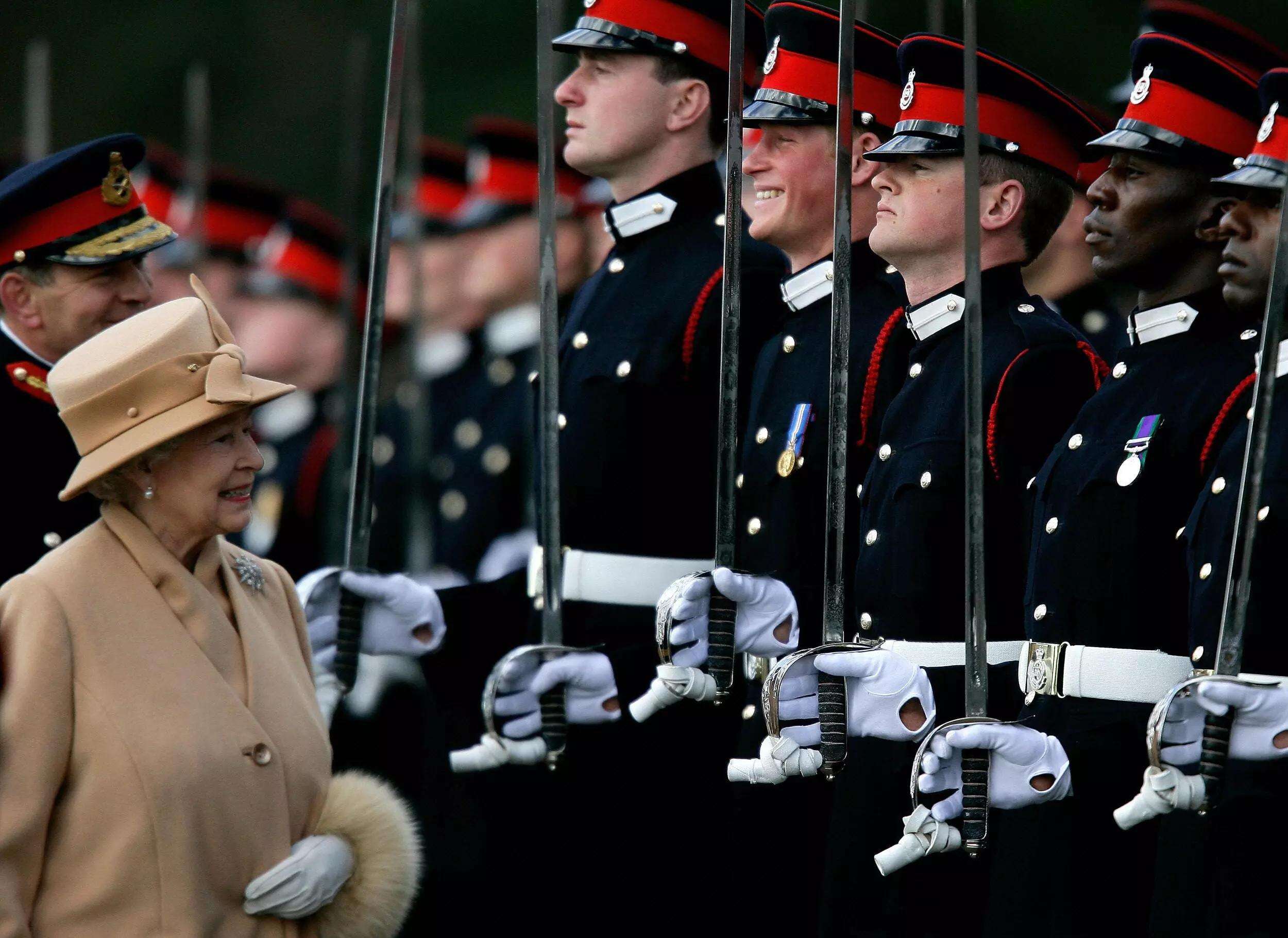 A proud glance from Queen Elizabeth II turned this Prince Harry photo unforgettable