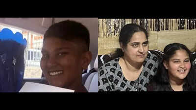 An Indian family of four was arrested by ICE and taken to a family prison. (Left: Guri; right: Manpreet and her mother) Indian family of 4 completes 3 months in Texas ICE detention; 12-year-old bleeding in stool, his sister vomiting frequently