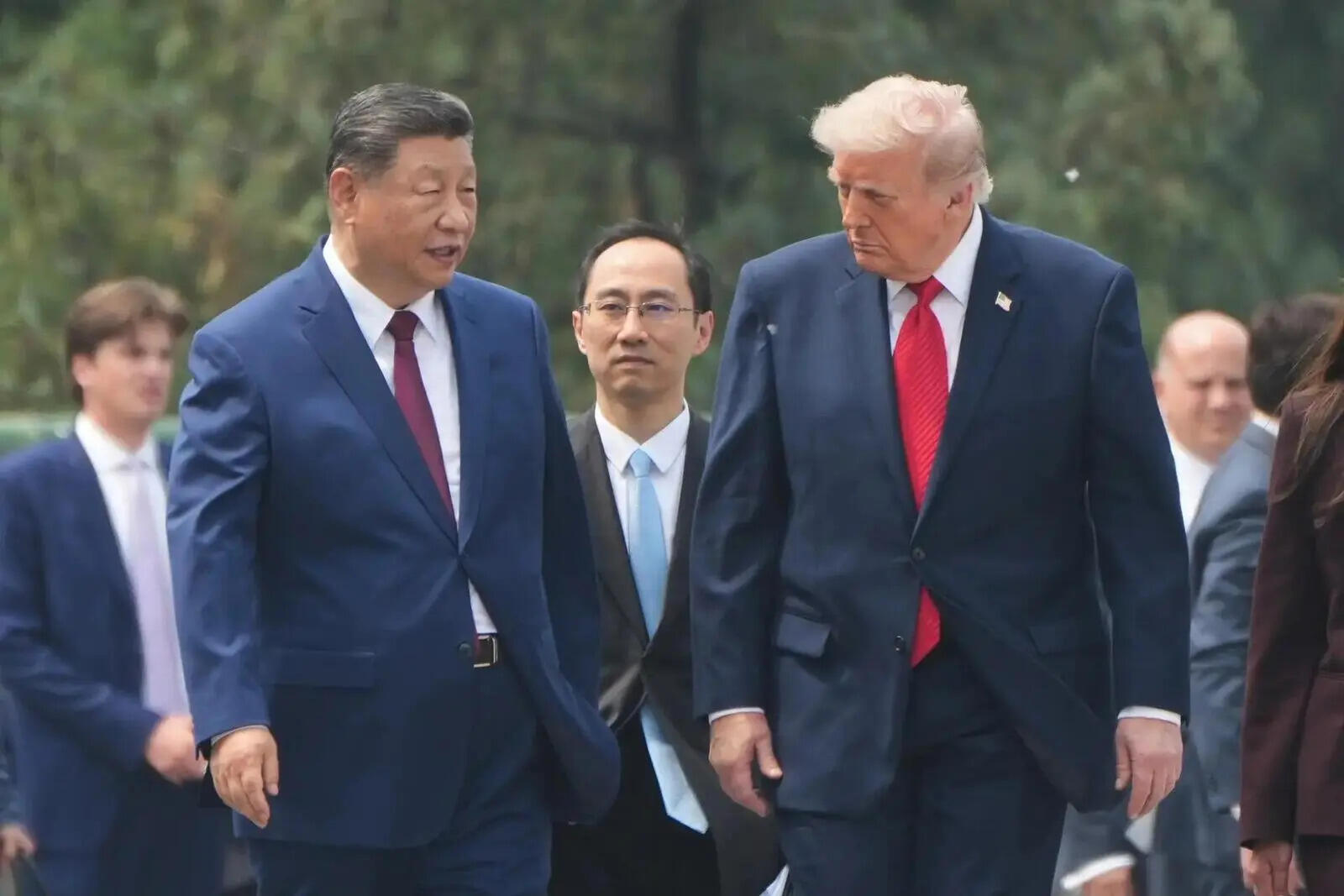 Xi and Trump AP photo
