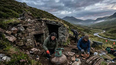 PC: Google Gemini Archaeologists found a hidden 1800s whisky distillery deep in the Scottish Highlands