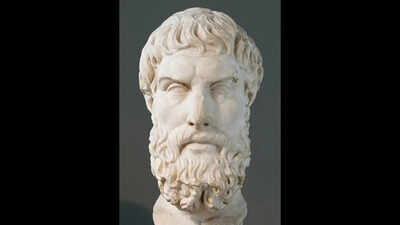 Quote of the day by Greek philosopher Epicurus: “You don't develop courage by being happy in your relationships everyday. You develop it by…”