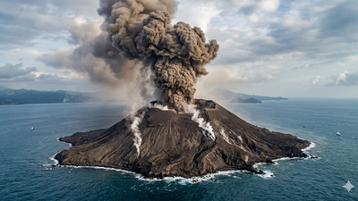 Image: AI Generated How this Indonesian island was created by a volcano that destroyed itself