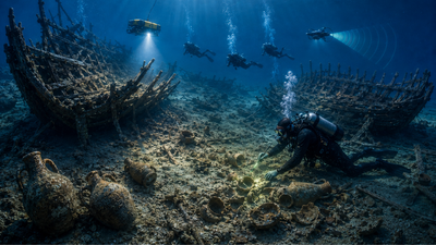 Representative Image Scientists discover massive ancient ship graveyard with 150 hidden shipwrecks beneath Gibraltar waters